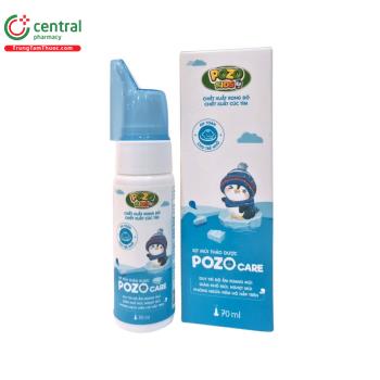 Xịt mũi rong đỏ Pozo Care giữ độ ẩm tự nhiên, giảm khô mũi cho bé