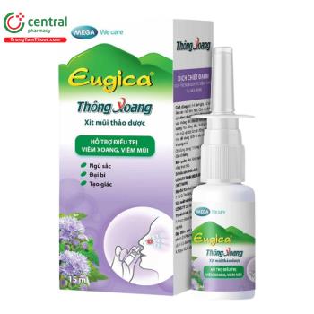 Xịt mũi Thông xoang Eugica 15ml