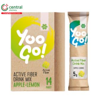 Yoo Go Active Fiber Drink Mix Apple - Lemon