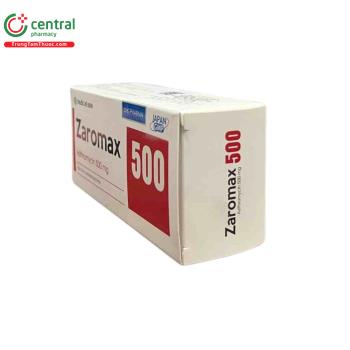 [CHÍNH HÃNG] Thuốc Zaromax 500 - thuốc điều trị nhiễm khuẩn hiệu quả