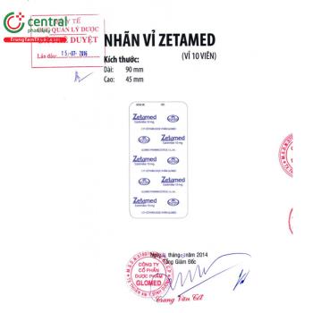 Thuốc Zetamed 10mg - Điều trị tăng cholesterol máu nguyên phát
