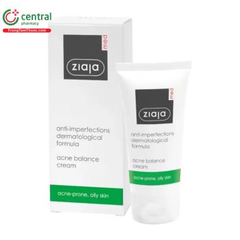 Ziaja Med Anti-imperfections Dermatological Formula Acne Balance Cream 