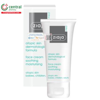Ziaja Med Atopic Dermatitis Face Cream Soothing Moisturising