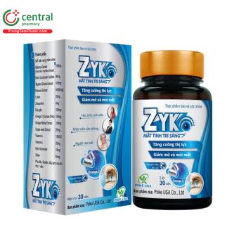 Thuốc bổ mắt Zyko - Tăng cường thị lực, giảm mờ mắt, mỏi mắt