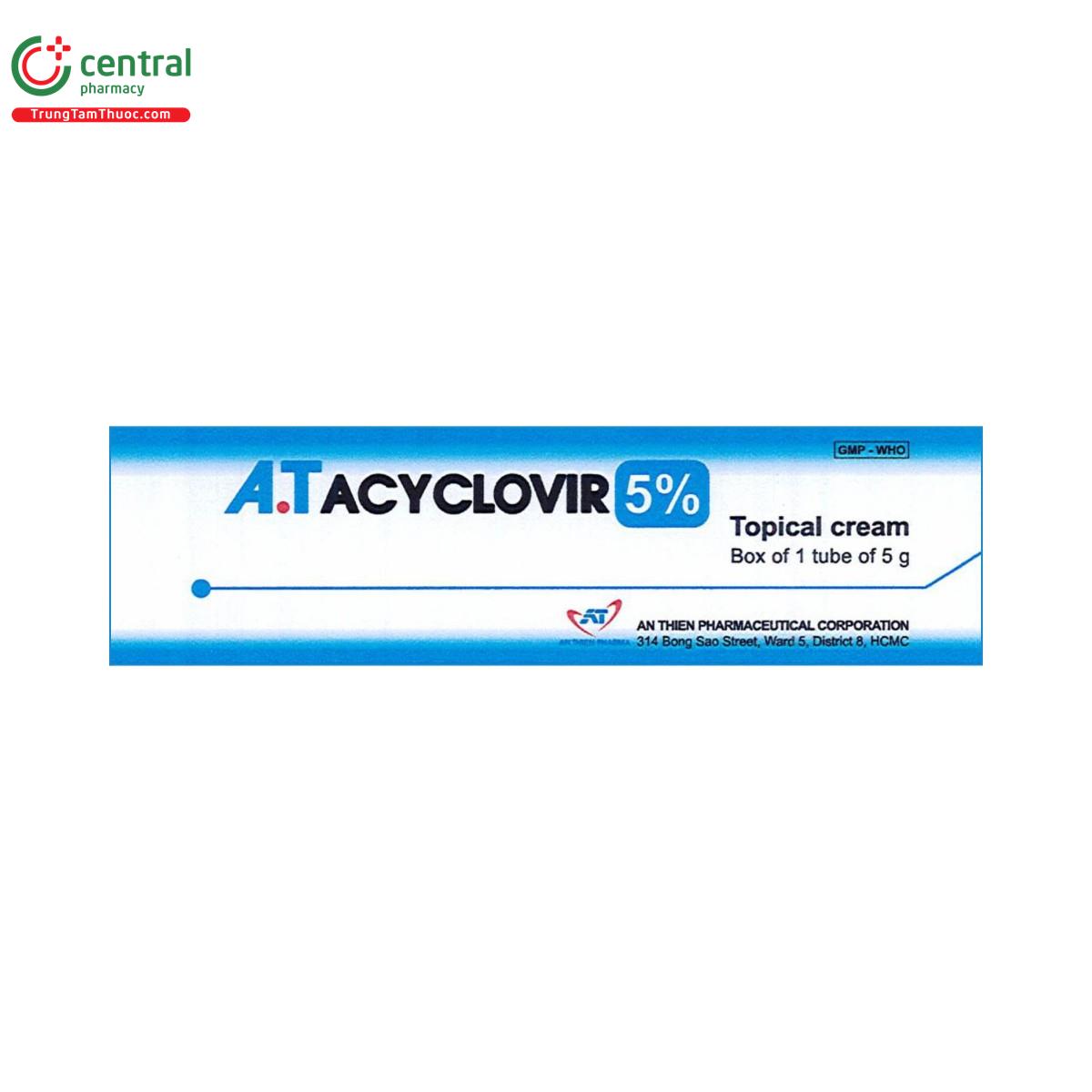 thuoc a t acyclovir 5 1 E1261 thuoc a t acyclovir 5 1 E1261