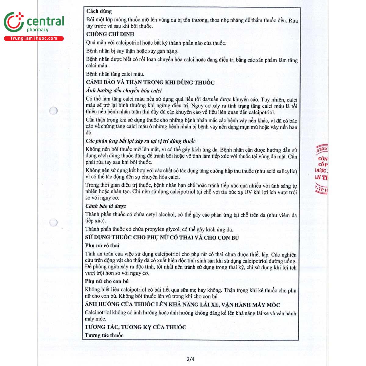 thuoc a t calcipotriol 0005 7 G2412 thuoc a t calcipotriol 0005 7 G2412