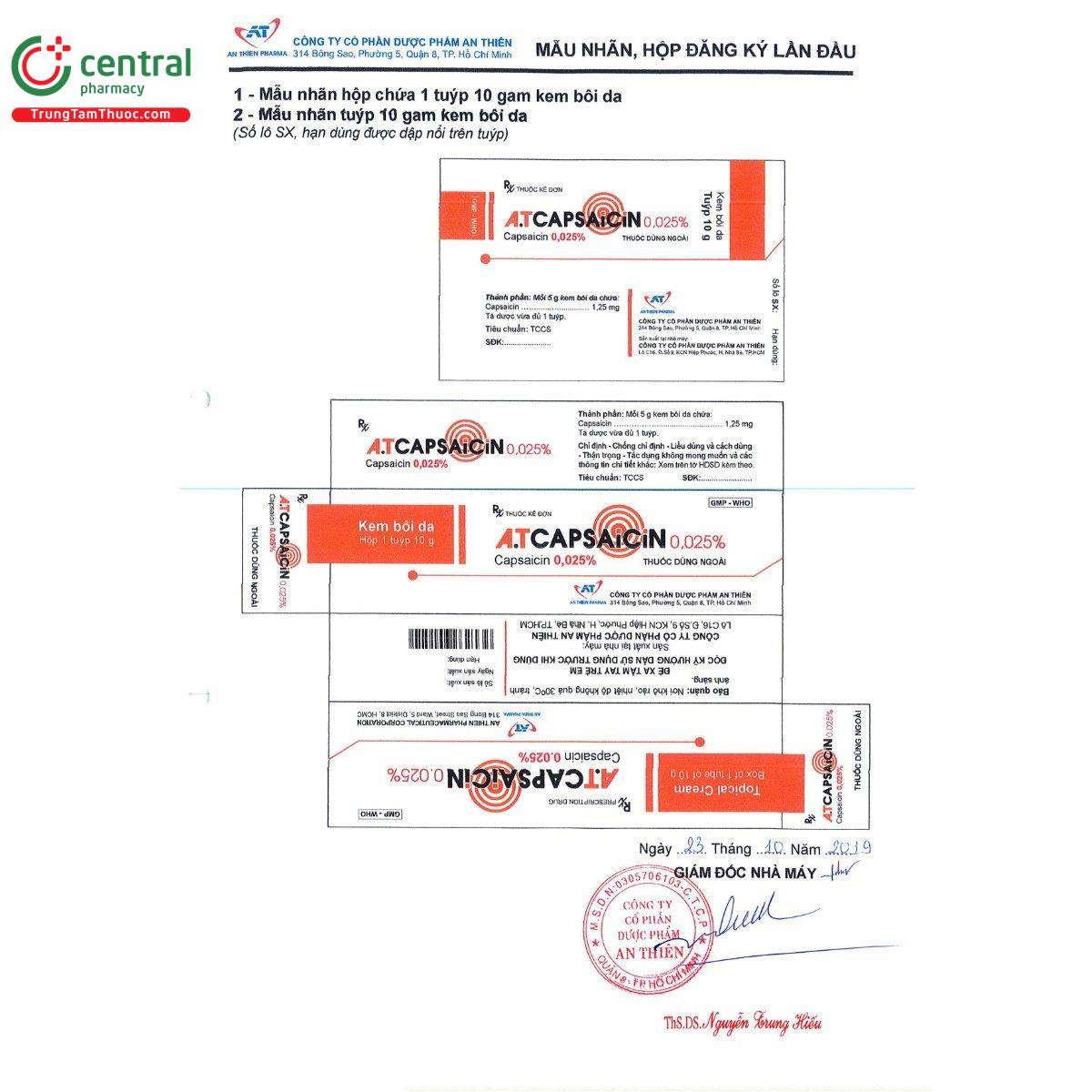 thuoc a t capsaicin 0025 3 E1571 thuoc a t capsaicin 0025 3 E1571