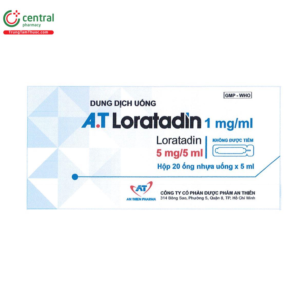 thuoc a t loratadin 1mgml U8511 thuoc a t loratadin 1mgml U8511