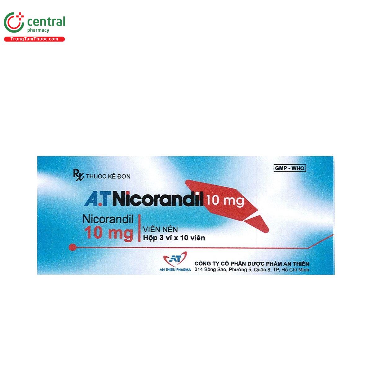 thuoc a t nicorandil 10mg 1 P6272 thuoc a t nicorandil 10mg 1 P6272