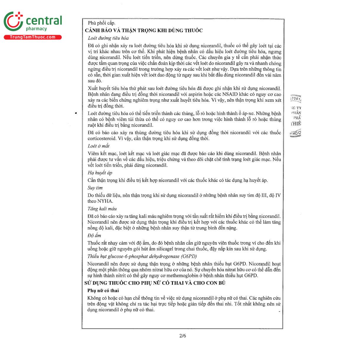 thuoc a t nicorandil 2 G2851 thuoc a t nicorandil 2 G2851