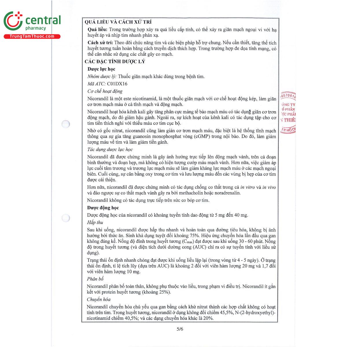 thuoc a t nicorandil 5 O6402 thuoc a t nicorandil 5 O6402