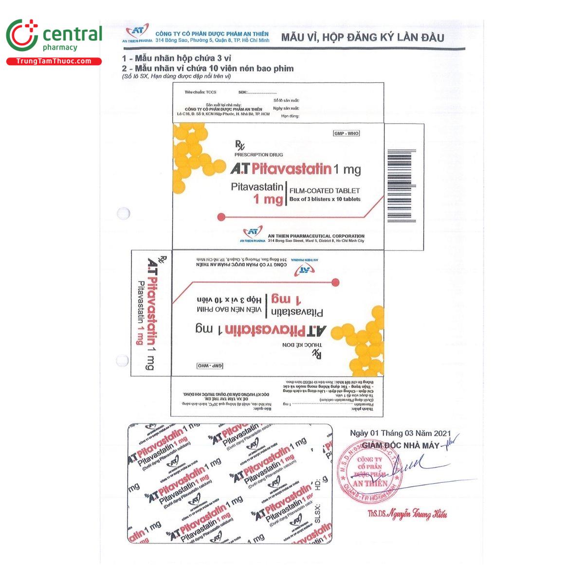 thuoc a t pitavastatin 1mg 2 C1313 thuoc a t pitavastatin 1mg 2 C1313