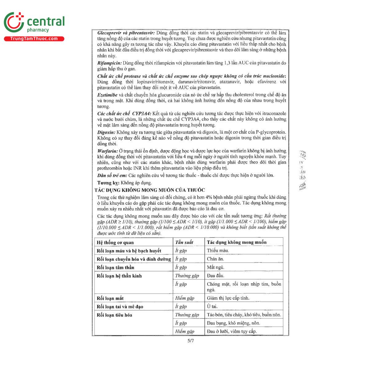 thuoc a t pitavastatin 5 E1288 thuoc a t pitavastatin 5 E1288