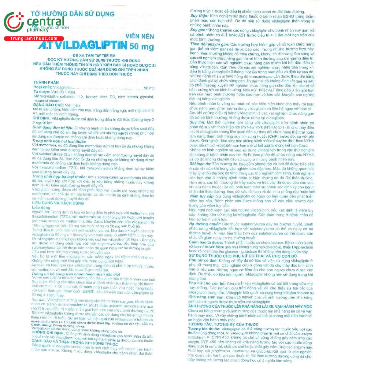 thuoc a t vildagliptin 50mg 8 I3187
