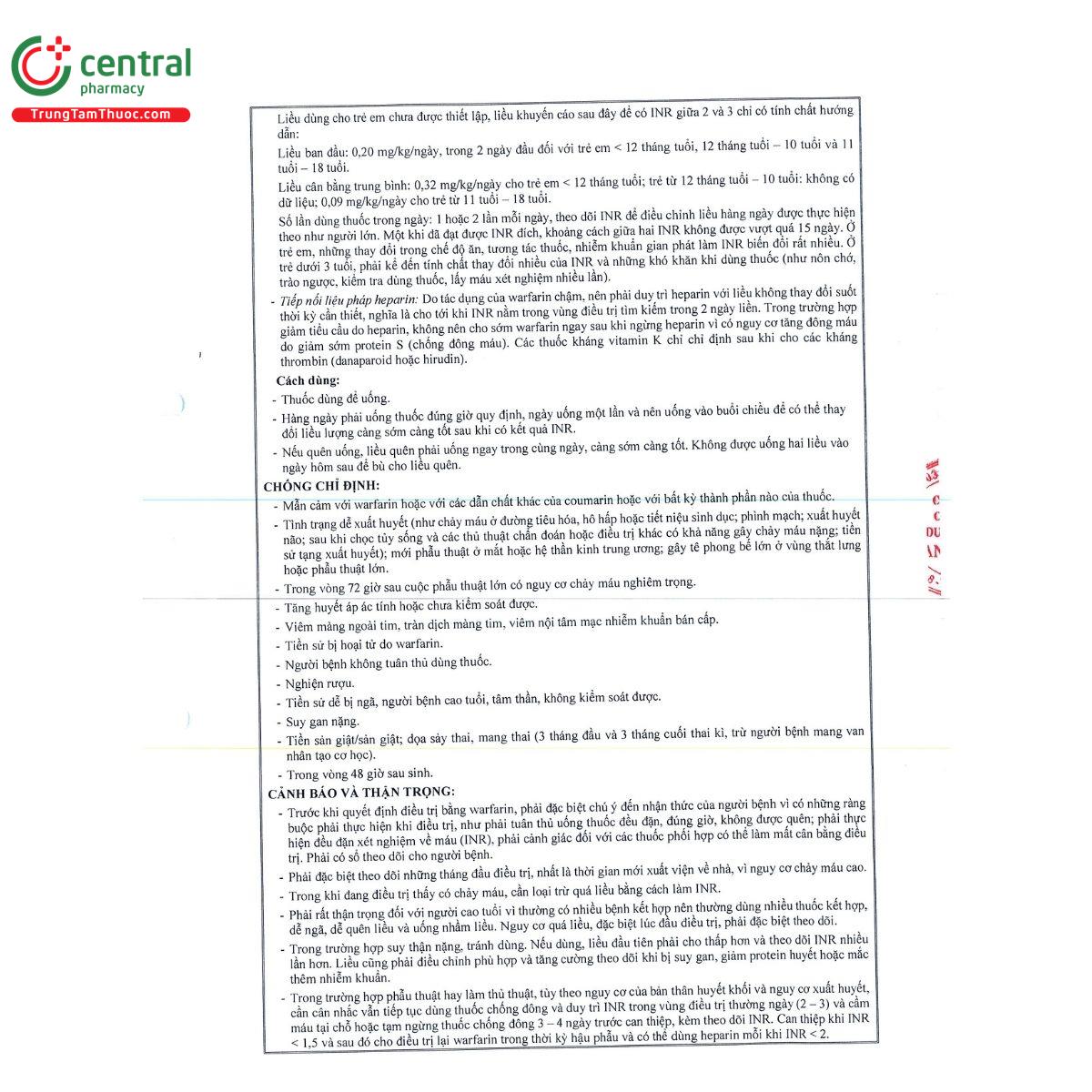 thuoc a t warfarin 1 4 N5115 thuoc a t warfarin 1 4 N5115
