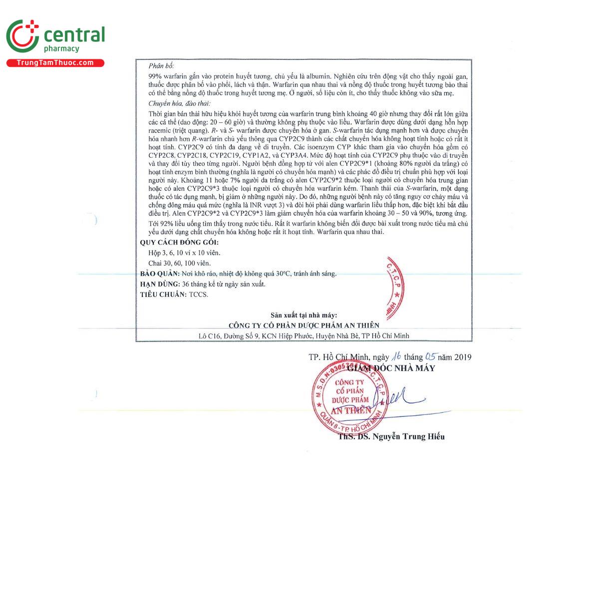 thuoc a t warfarin 1 8 Q6775 thuoc a t warfarin 1 8 Q6775