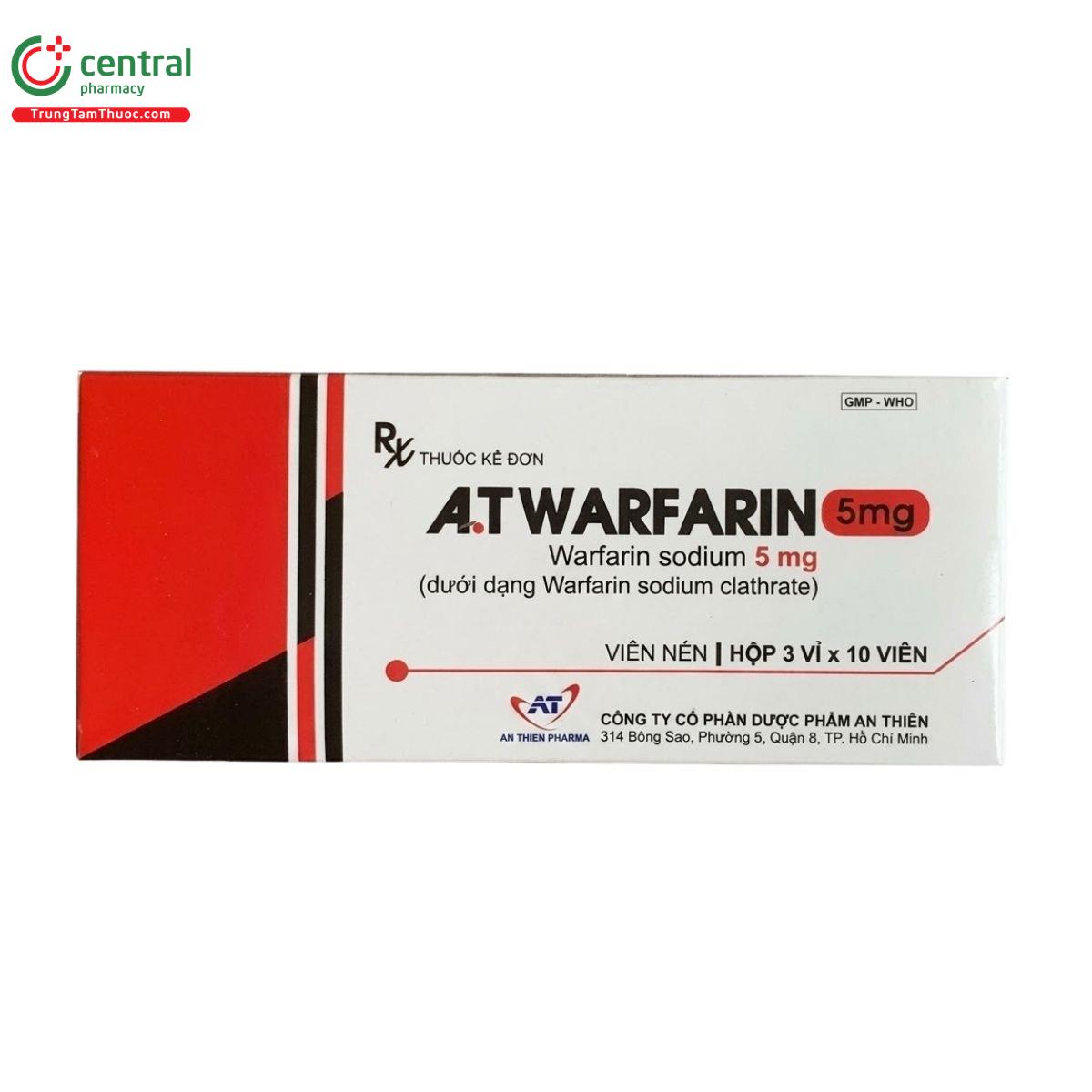 thuoc a t warfarin 5mg 1 H3232 thuoc a t warfarin 5mg 1 H3232