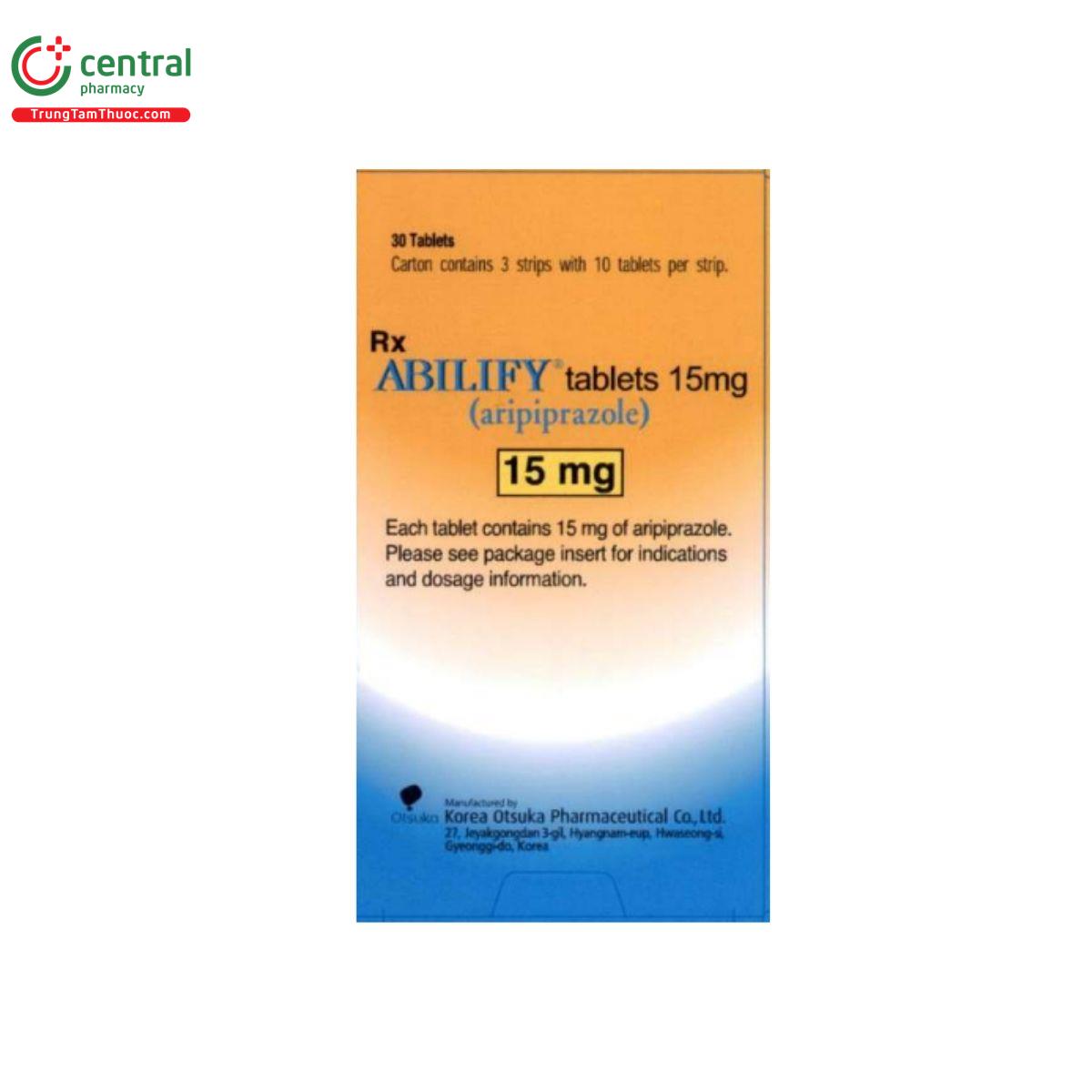 thuoc abilify tablets 15mg korea otsuka 2 O5238