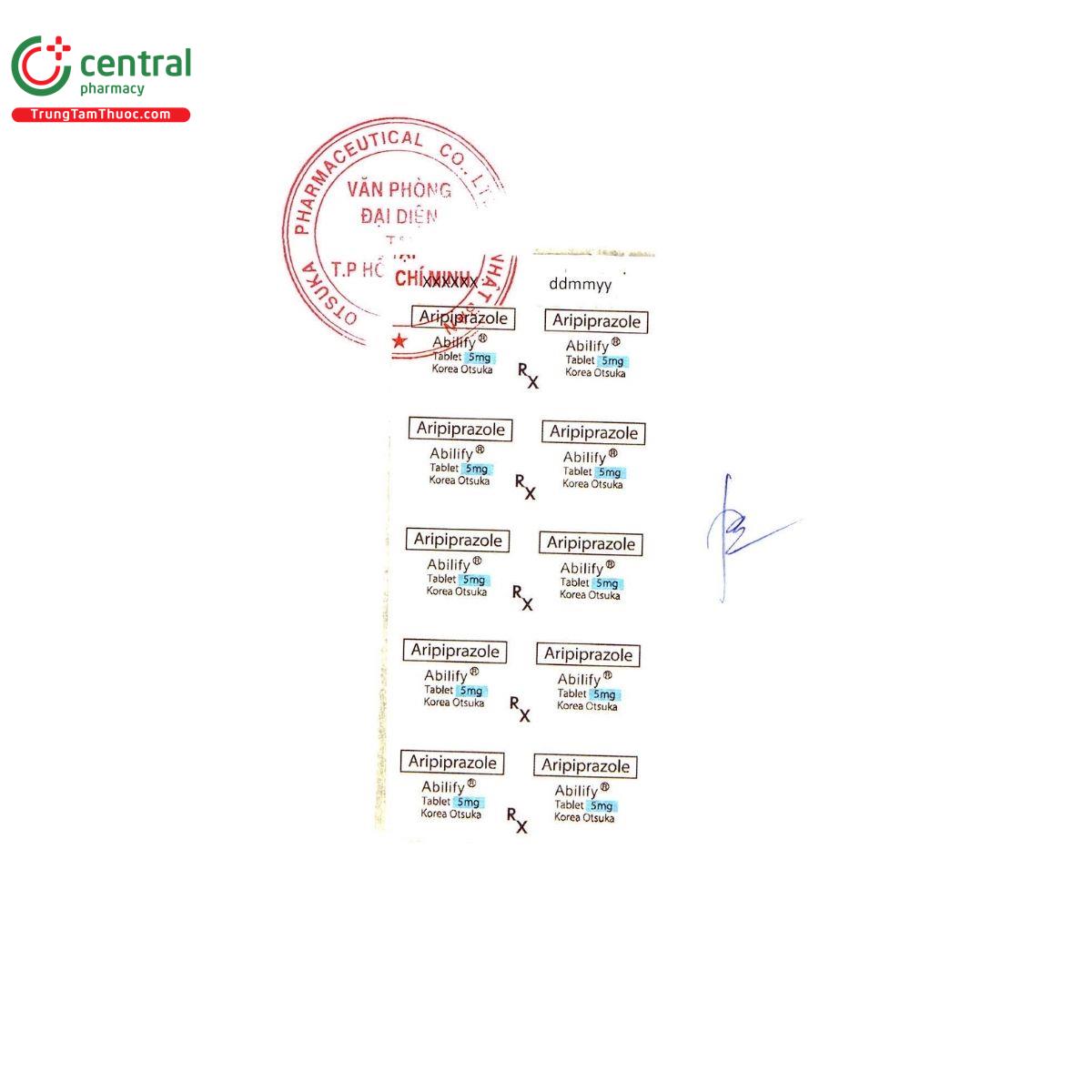 thuoc abilify tablets 5mg korea otsuka 5 B0250 thuoc abilify tablets 5mg korea otsuka 5 B0250