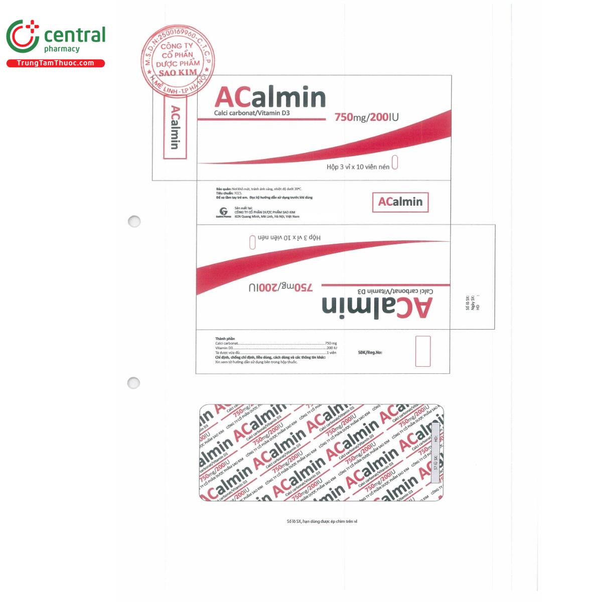 thuoc acalmin 750mg 200iu 2 N5220