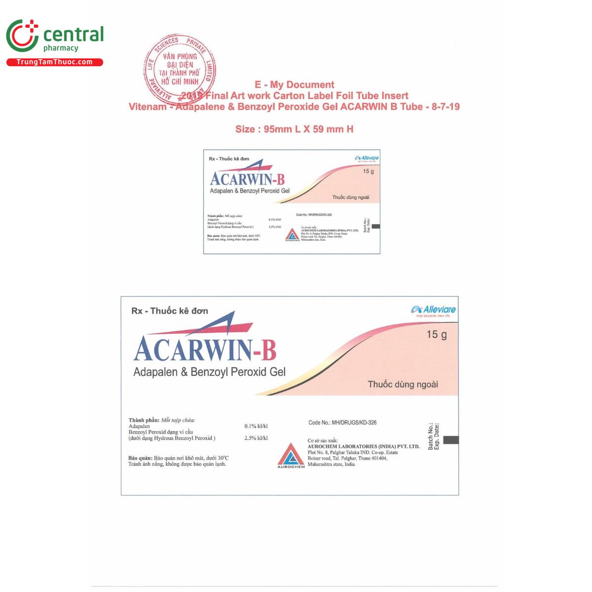 thuoc acarwin b 3 H2453 thuoc acarwin b 3 H2453