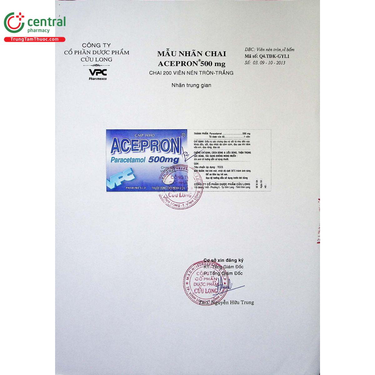 thuoc acepron 500mg 6 F2172 thuoc acepron 500mg 6 F2172