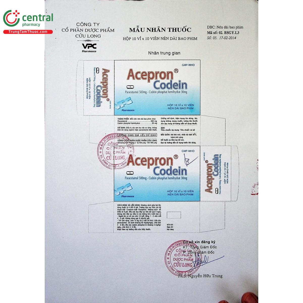 thuoc acepron codein 7 U8106 thuoc acepron codein 7 U8106