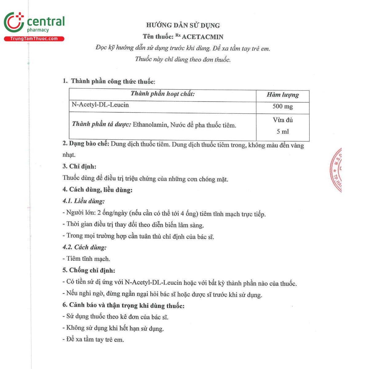 thuoc acetacmin 500mg 5ml 3 Q6403 thuoc acetacmin 500mg 5ml 3 Q6403
