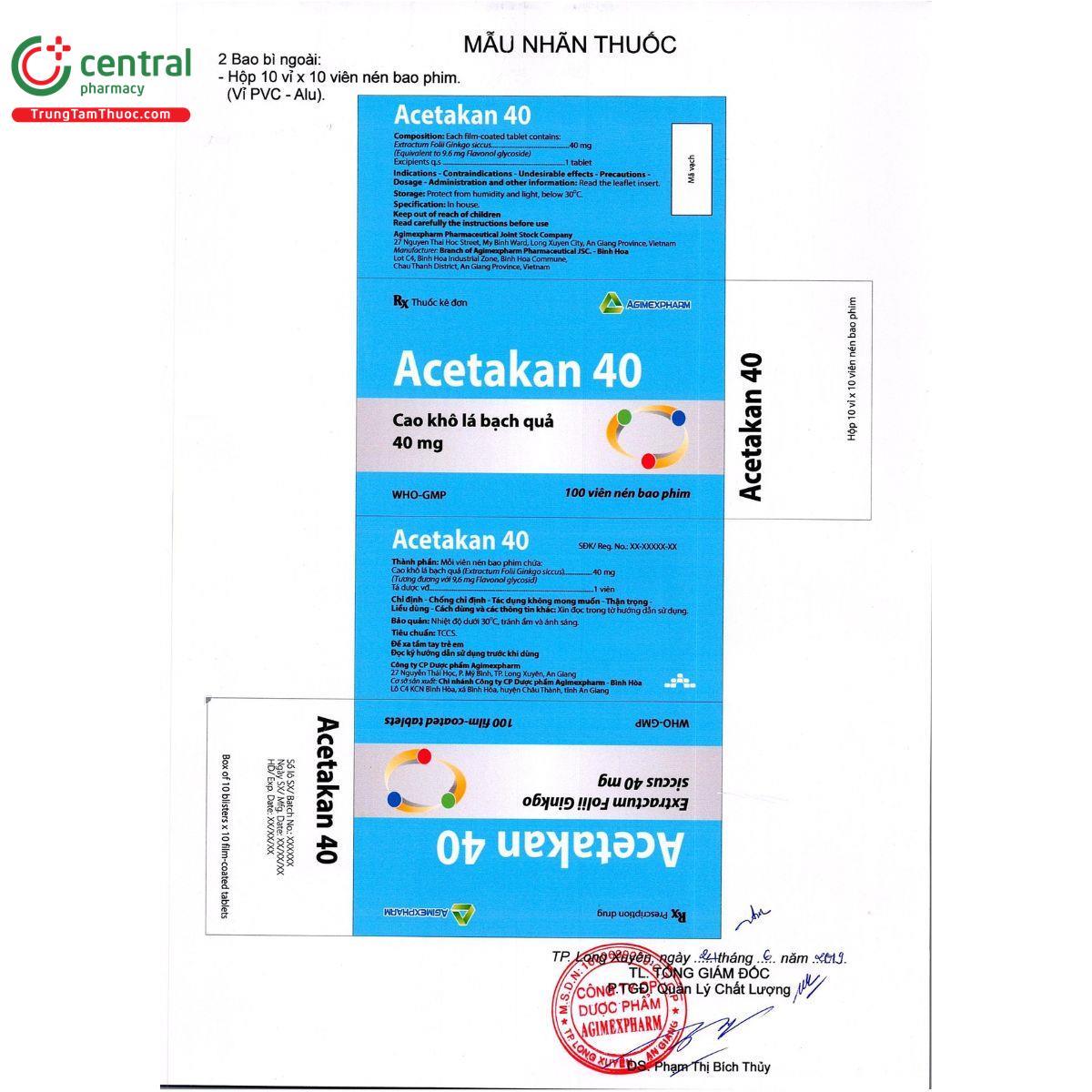 thuoc acetakan 40 3 N5885 thuoc acetakan 40 3 N5885