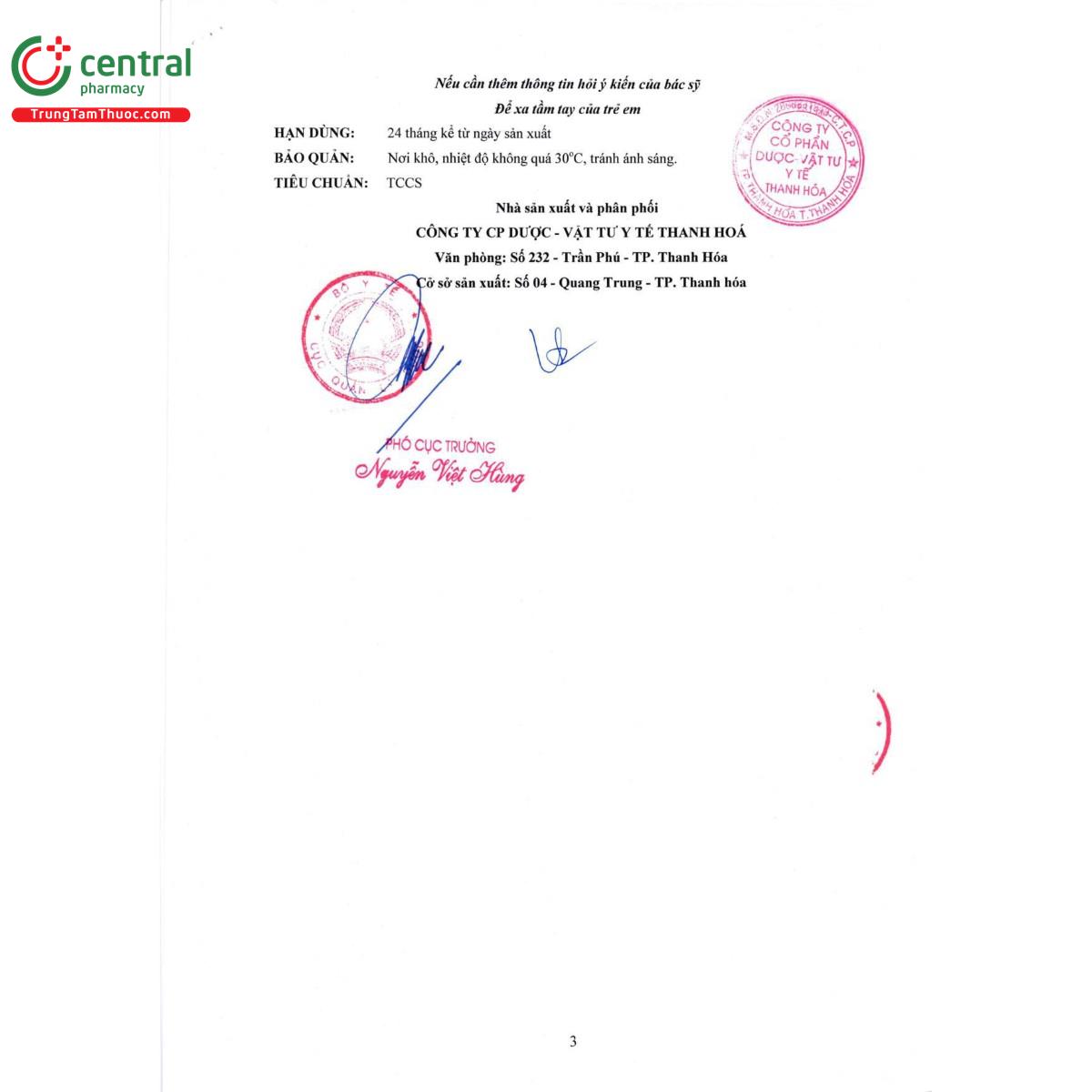 thuoc acethepharm 100 sachets 5 E1603 thuoc acethepharm 100 sachets 5 E1603