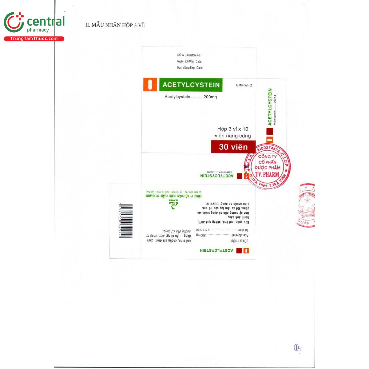 thuoc acetylcystein 200mg tv pharm 4 P6667 thuoc acetylcystein 200mg tv pharm 4 P6667