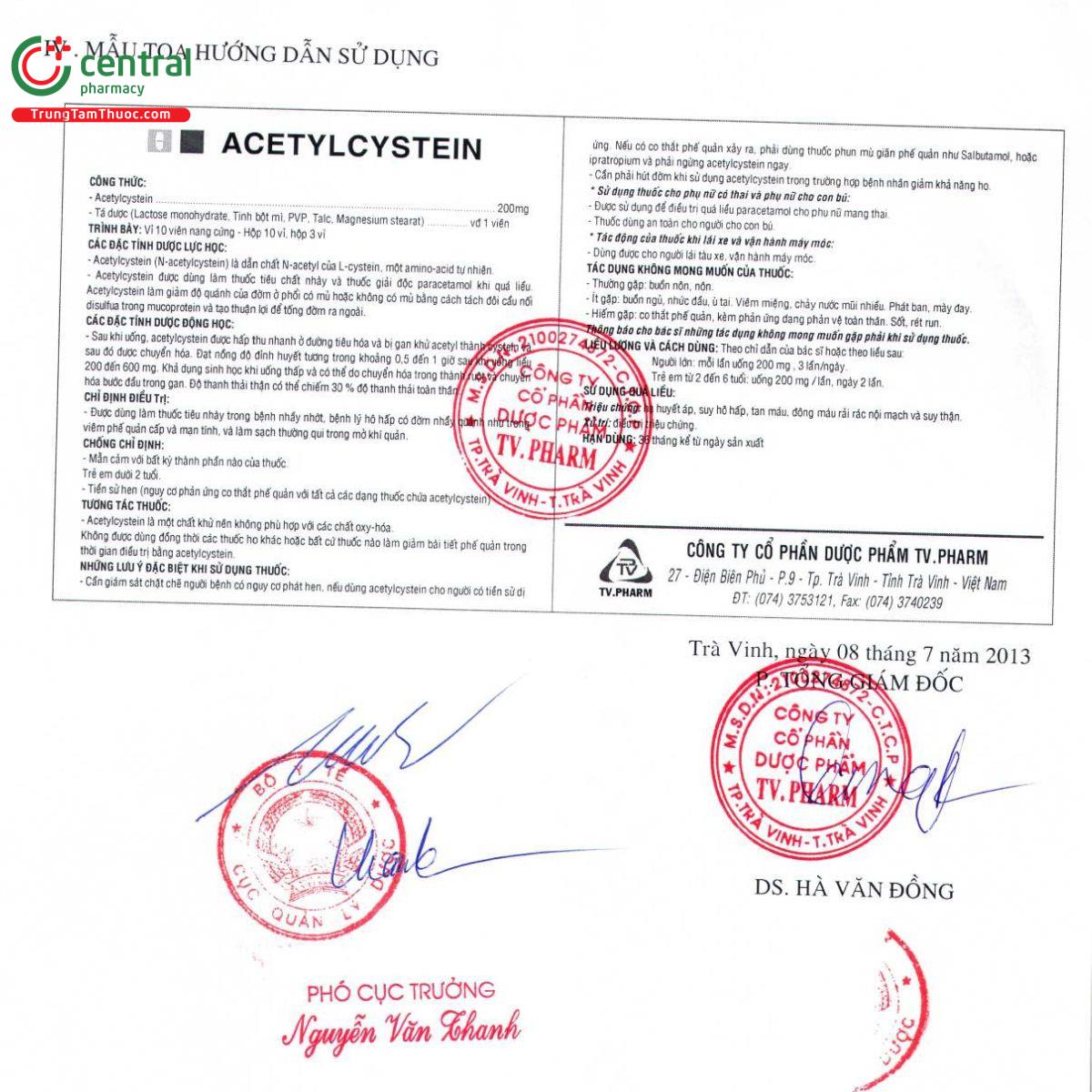 thuoc acetylcystein 200mg tv pharm 6 G2041 thuoc acetylcystein 200mg tv pharm 6 G2041