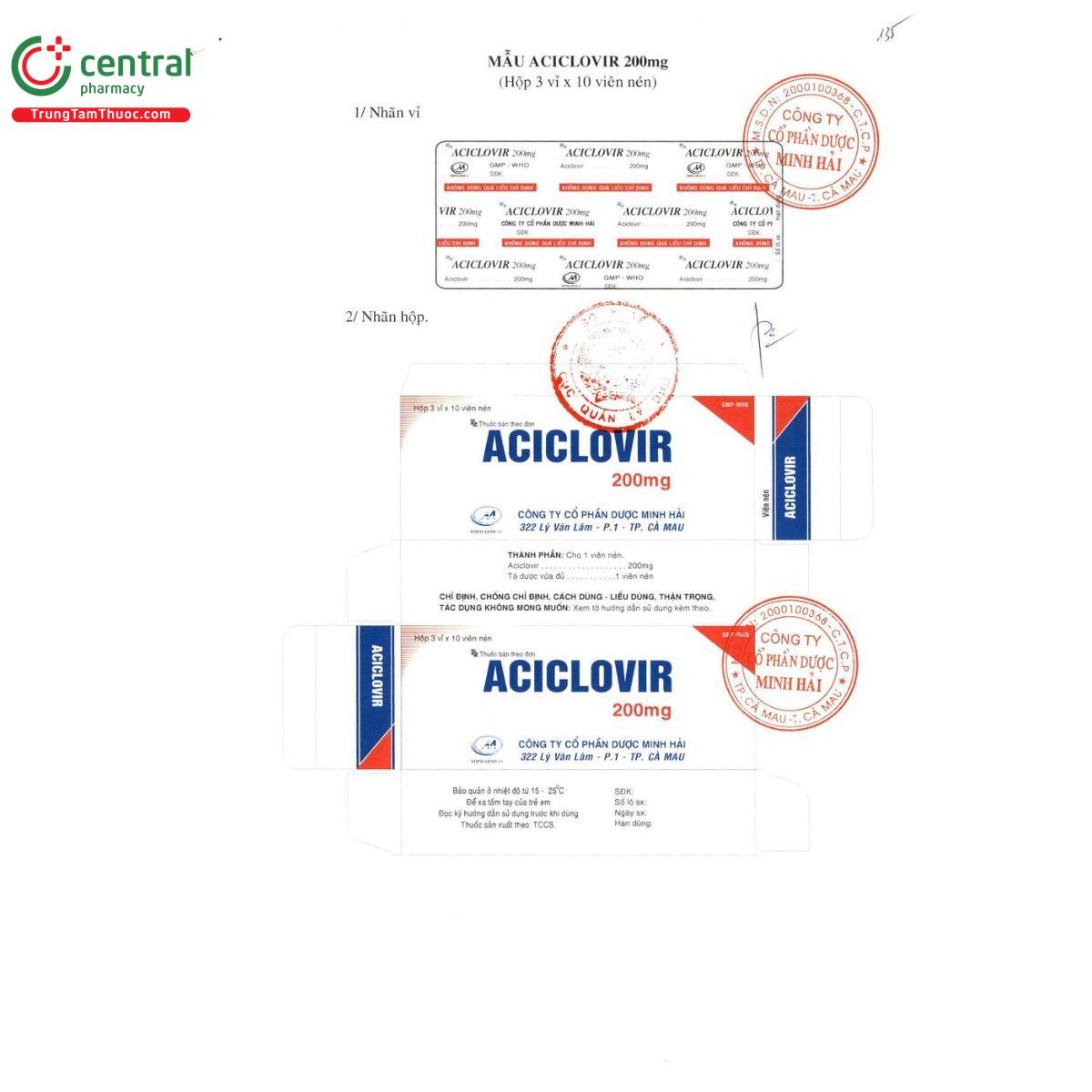 thuoc aciclovir 200mg mipharmco 2 D1535 thuoc aciclovir 200mg mipharmco 2 D1535