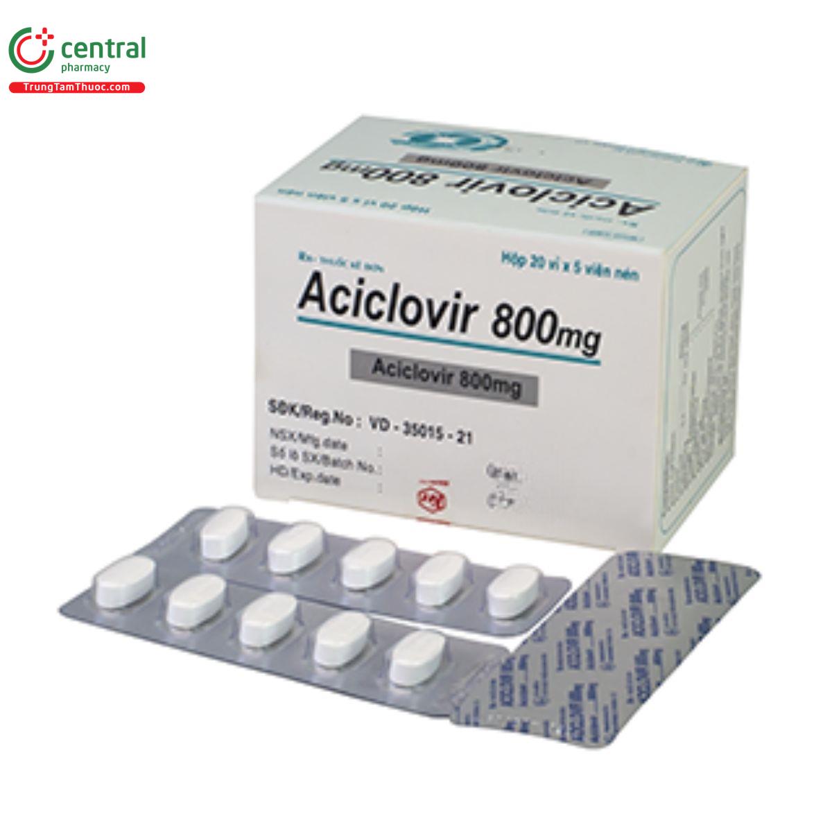 thuoc aciclovir 800mg khapharco 2 H2725 thuoc aciclovir 800mg khapharco 2 H2725