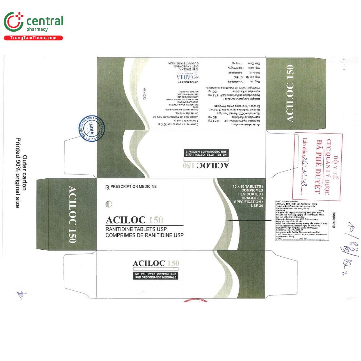 thuoc aciloc 150 3 K4372 thuoc aciloc 150 3 K4372