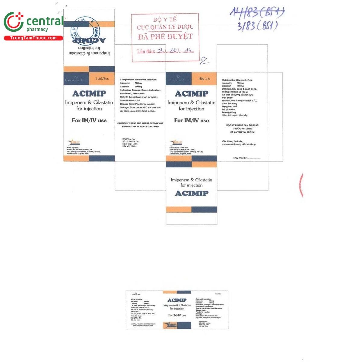 thuoc acimip 4 G2465 thuoc acimip 4 G2465