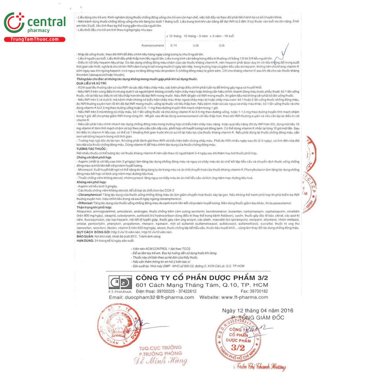 thuoc acm control 1mg 6 U8440 thuoc acm control 1mg 6 U8440