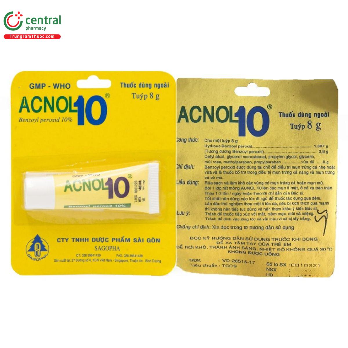 thuoc acnol 10 2 L4776 thuoc acnol 10 2 L4776