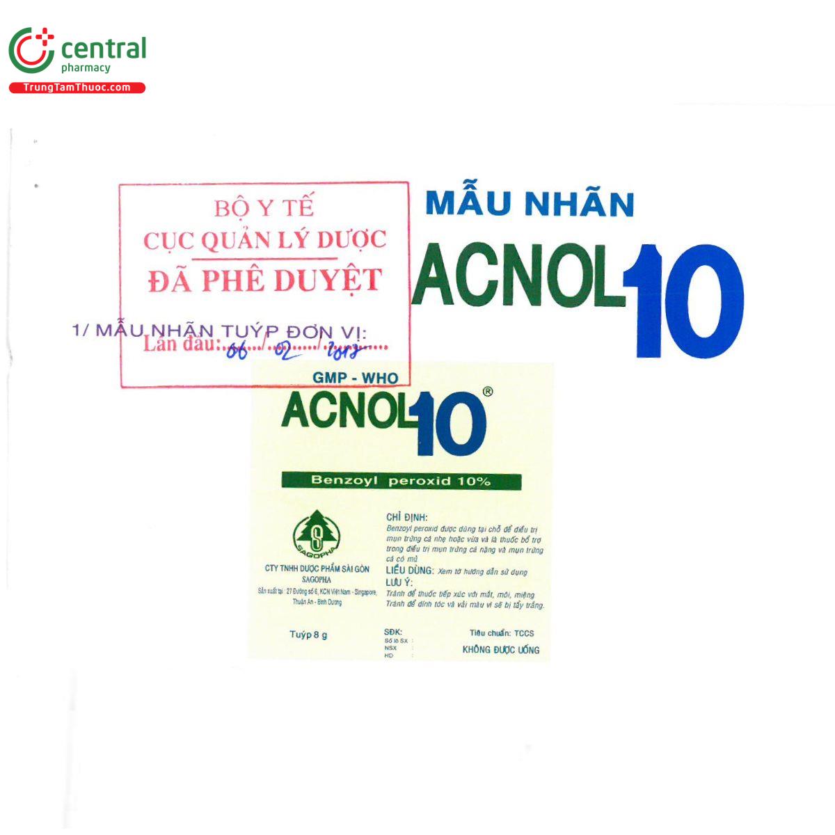 thuoc acnol 10 4 G2707 thuoc acnol 10 4 G2707