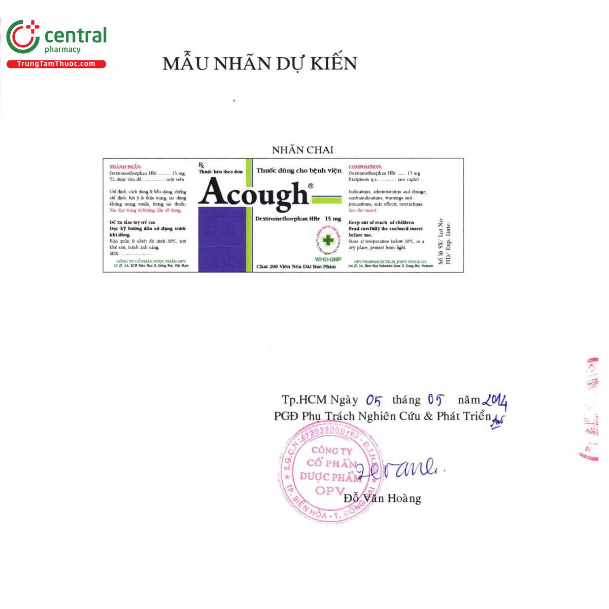 thuoc acough 15mg 3 T7433 thuoc acough 15mg 3 T7433