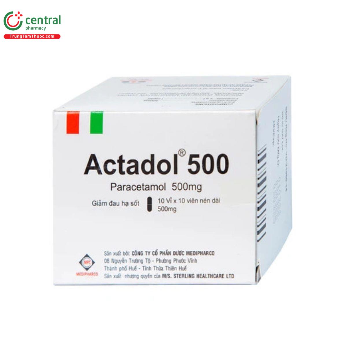 thuoc actadol 500 2 A0687