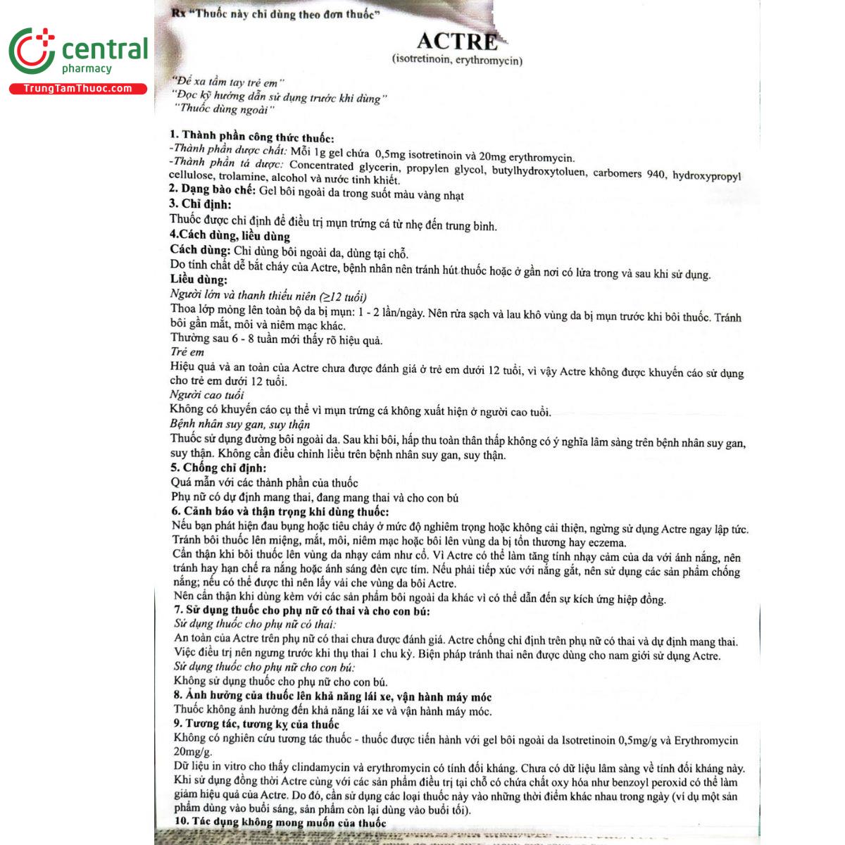 thuoc actre 15 N5818
