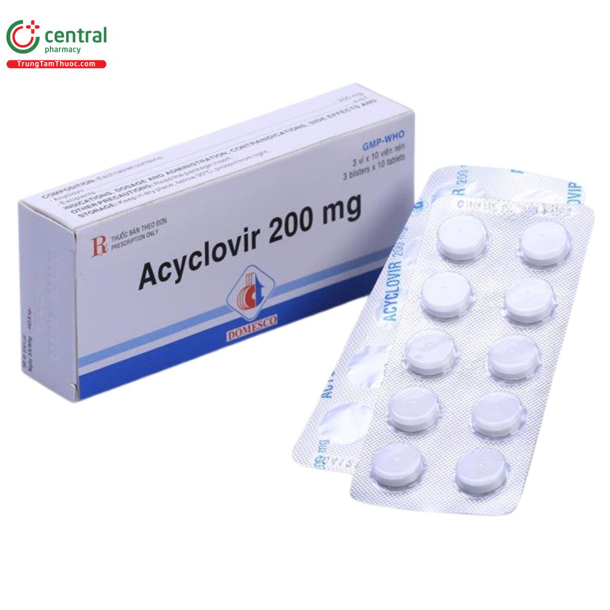 thuoc acyclovir 200mg domesco 2 K4636 thuoc acyclovir 200mg domesco 2 K4636