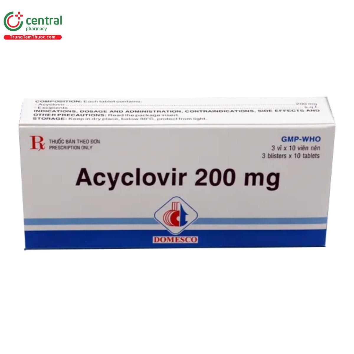 thuoc acyclovir 200mg domesco 3 U8021 thuoc acyclovir 200mg domesco 3 U8021