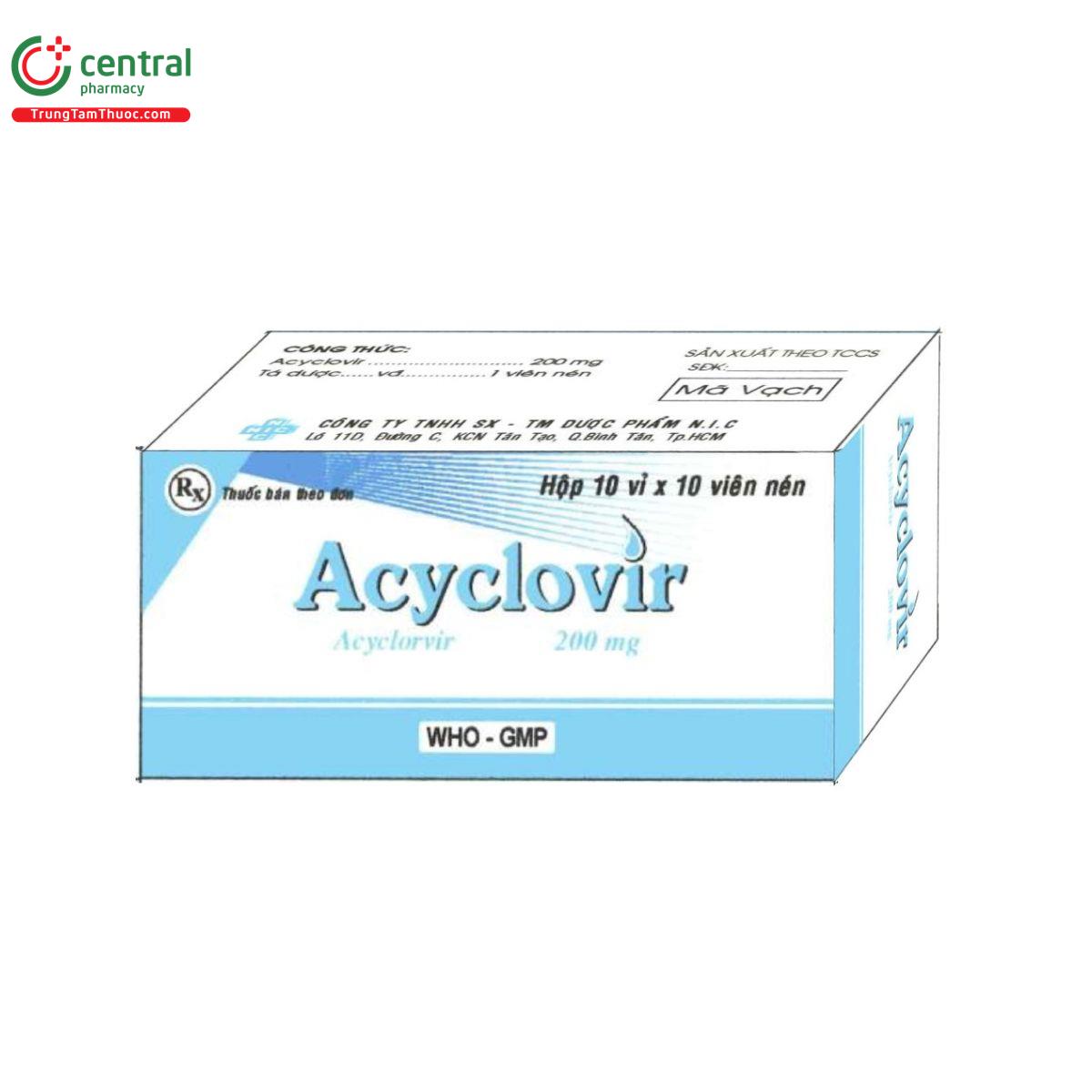 thuoc acyclovir 200mg nic pharma 2 A0217