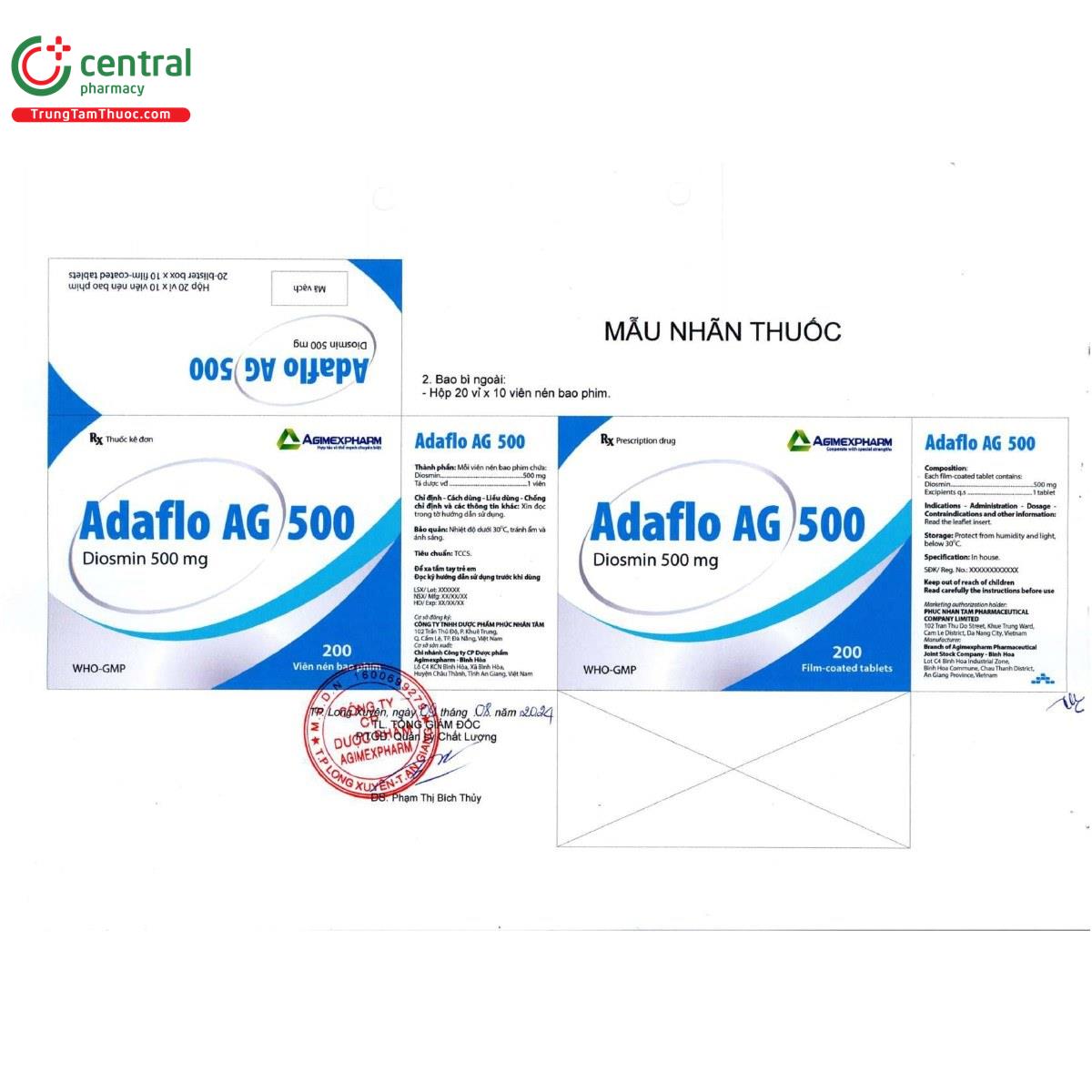 thuoc adaflo ag 500mg 10 G2474 thuoc adaflo ag 500mg 10 G2474