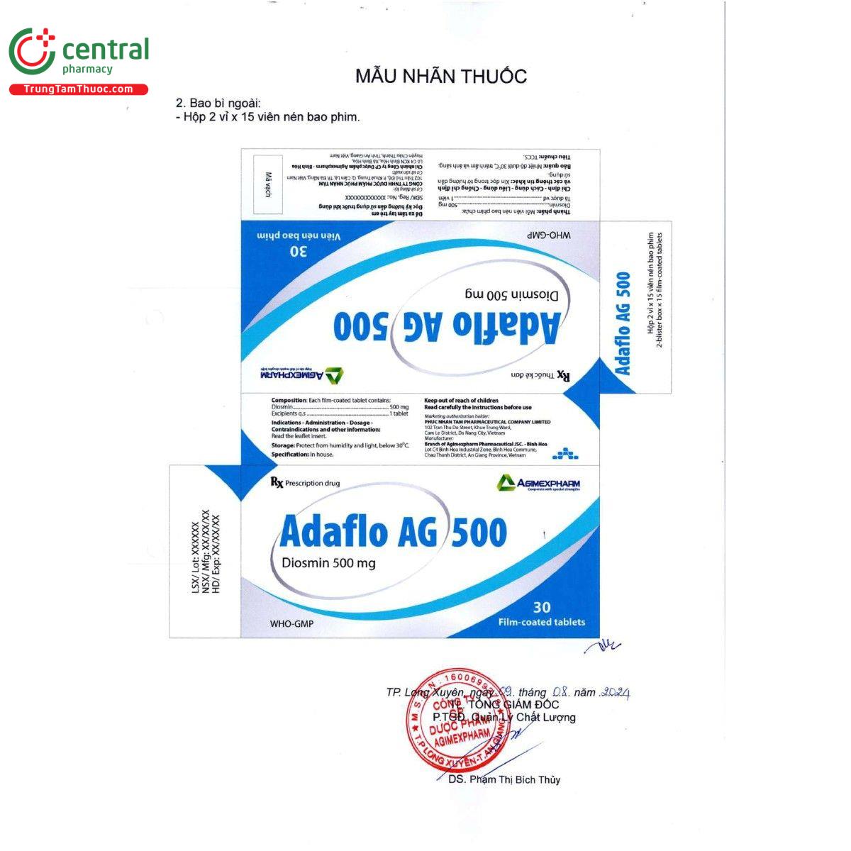 thuoc adaflo ag 500mg 12 U8857 thuoc adaflo ag 500mg 12 U8857