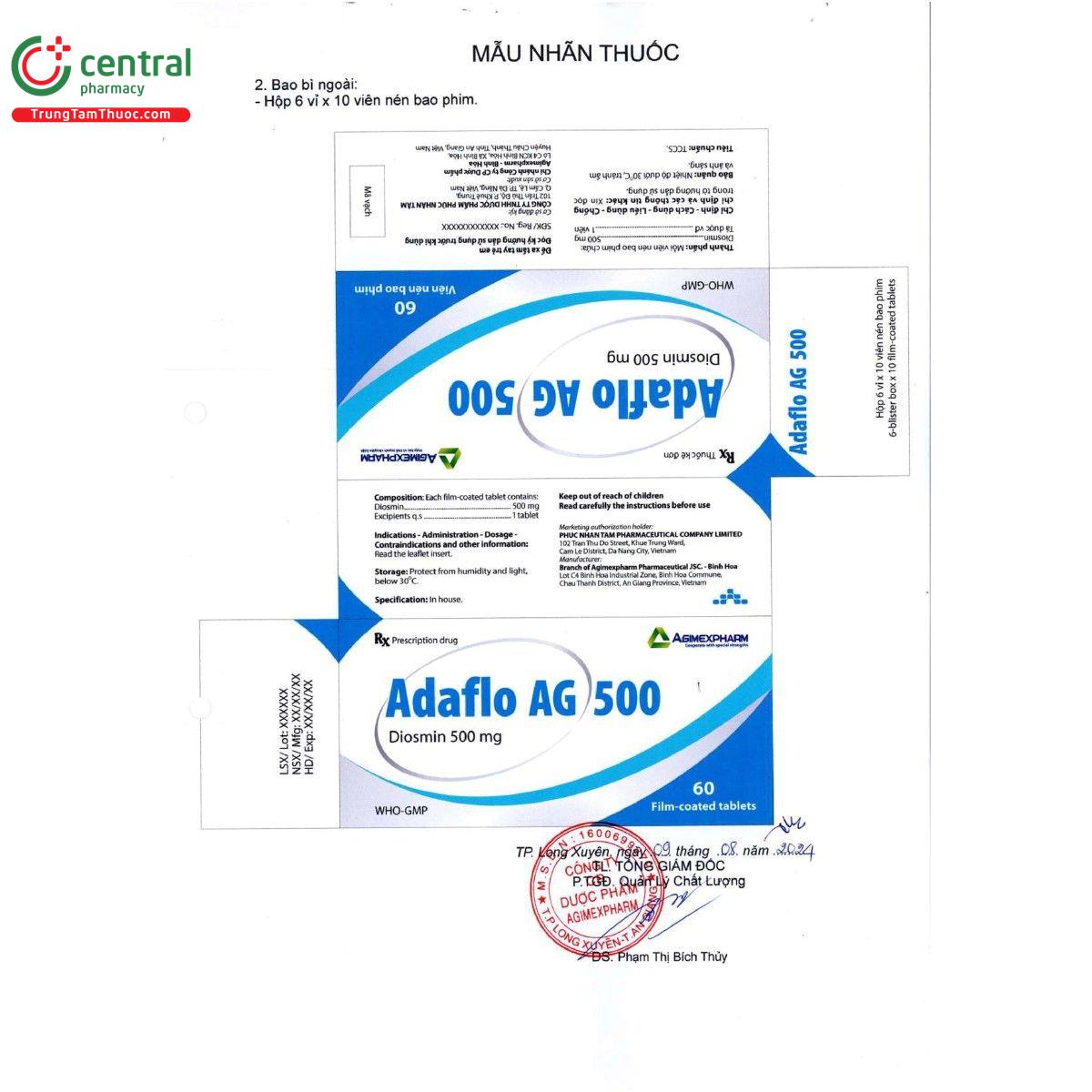 thuoc adaflo ag 500mg 6 T8661 thuoc adaflo ag 500mg 6 T8661