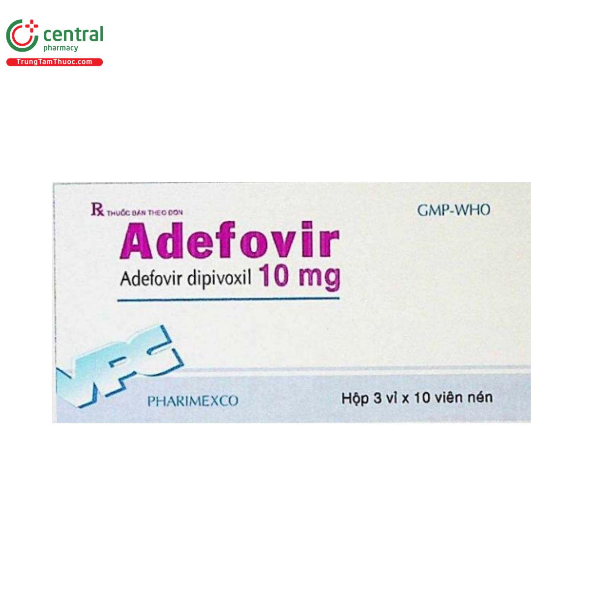 thuoc adefovir 10mg vpc 1 P6280 thuoc adefovir 10mg vpc 1 P6280