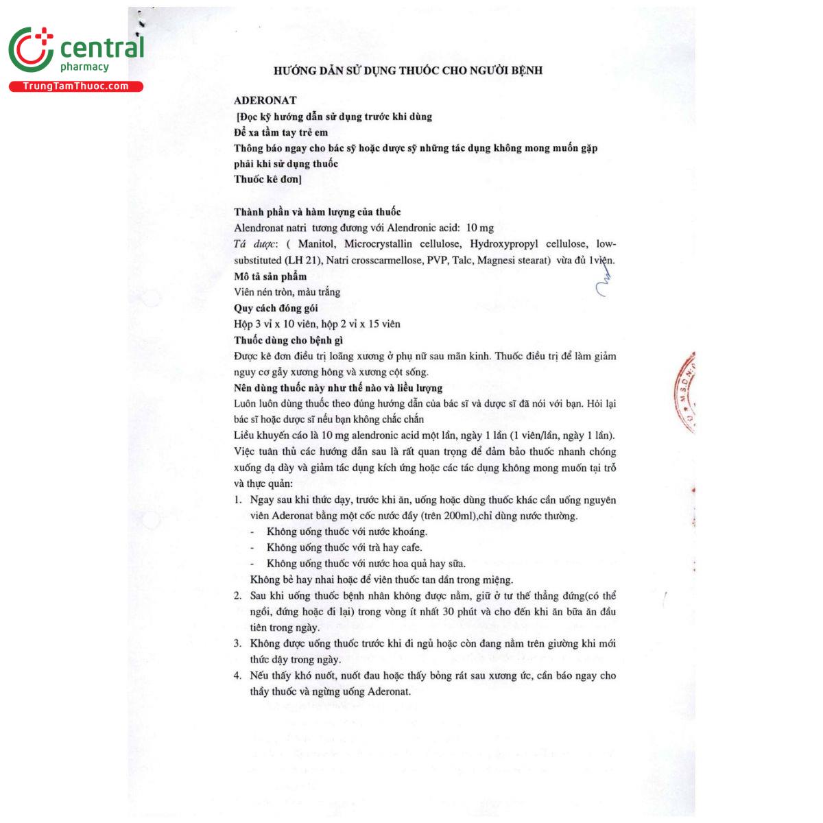 thuoc aderonat mediplantex 5 K4664 thuoc aderonat mediplantex 5 K4664